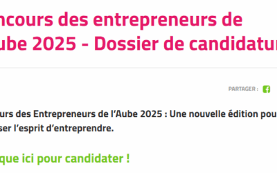 Lancement du concours des entrepreneurs de l’Aube 2025 par Initiative Aube 🚀